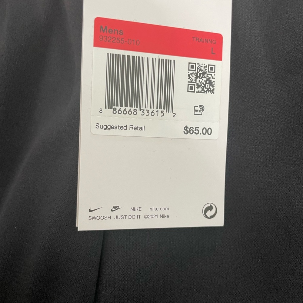 Nike Mens Therma Tapered Training Sweatpants Black Size Large 932255-010 - Picture 3 of 3